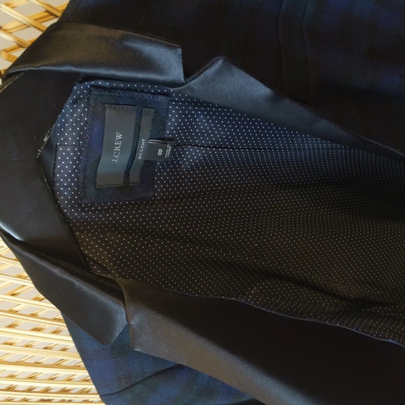 J Crew Black Watch Tartan Regent Blazer size 00 - Picture 7 of 11